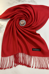 Cashmere Noor - Premium Silk Dupatta with Elegant Finish